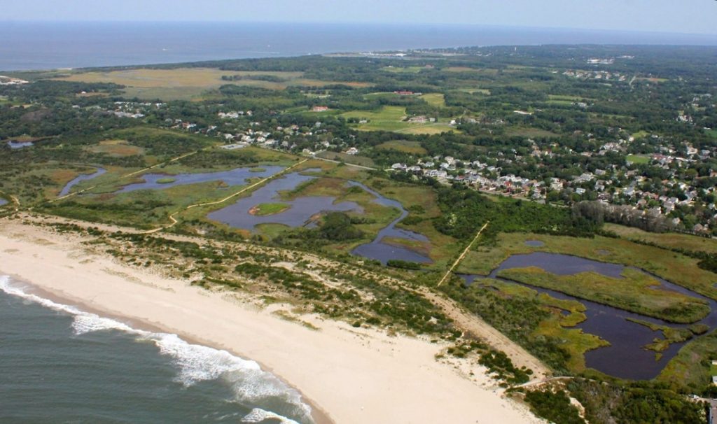 Cape May photo taken from an aerial view shows the New Jersey shore just before Hurricane Sandy.