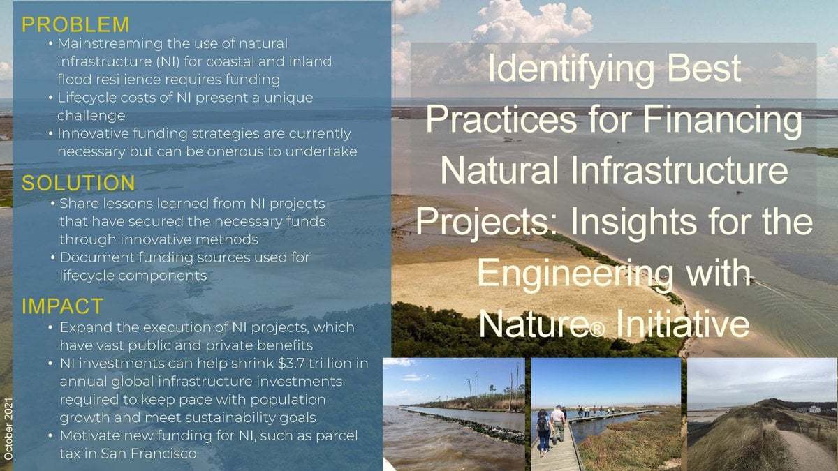 Identifying Best Practices for Financing Natural Infrastructure Projects: