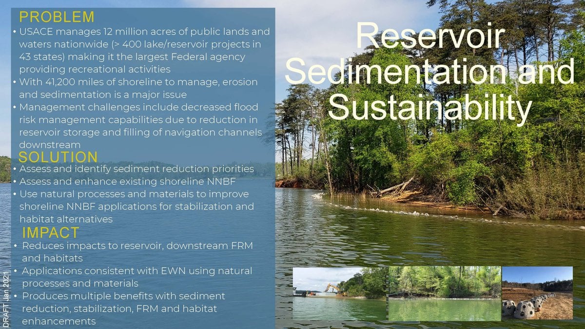 Reservoir Sedimentation and Sustainability