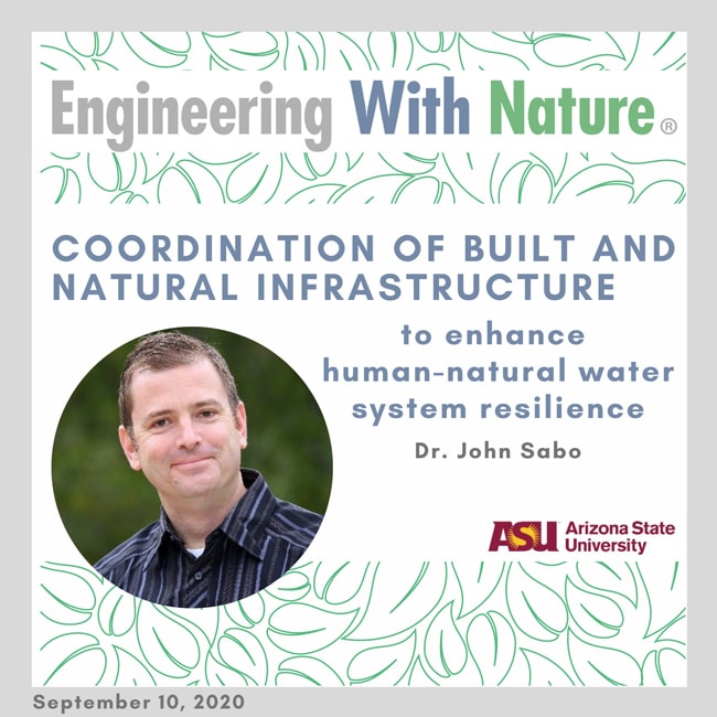 EWN Seminar Series: Coordination Of Built And Natural Infrastructure To Enhance Human-Natural Water System Resilience Cover image