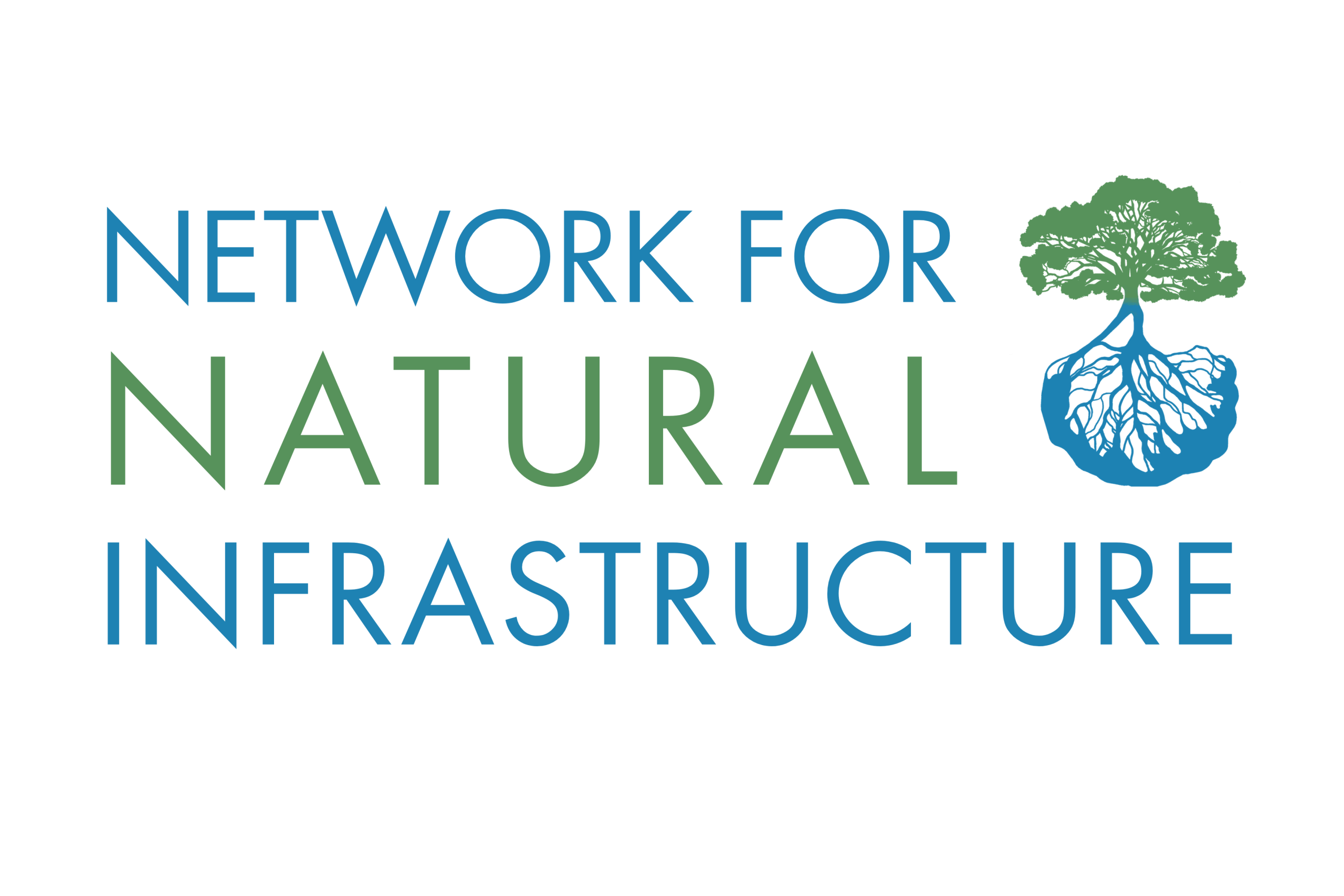 Network for Natual Infrastructure (NNI) logo in blue and green with tree icon in the upper right corner.